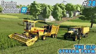 Grass chopping, new mulcher, slurry spreading, plowing | The Old Stream Farm | FS 22 | Timelapse #28