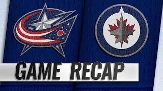 Jets top Blue Jackets on Connor's late goal