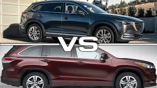 Toyota Highlander vs Mazda CX-9 Road Test