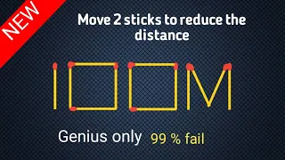 Genius only solve | matchstick puzzles 4 @balu-basket