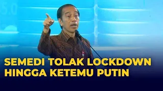 [Full] Sambutan Jokowi di Sarasehan 100 Ekonom Indonesia: Semedi Tolak Lockdown, Ketemu Putin