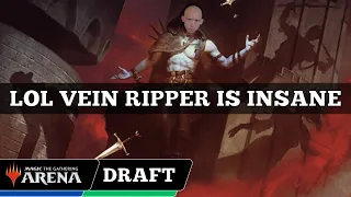 LOL VEIN RIPPER IS INSANE | MKM Karlov Manor Draft | MTG Arena