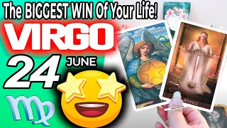 Virgo ♍ 𝐈𝐓’𝐒 𝐂𝐎𝐌𝐈𝐍𝐆❗🤩𝐓𝐡𝐞 𝐁𝐈𝐆𝐆𝐄𝐒𝐓 𝐖𝐈𝐍 𝐎𝐟 𝐘𝐨𝐮𝐫 𝐋𝐢𝐟𝐞❗💸 horoscope for today JUNE 24 2023 ♍virgo tarot