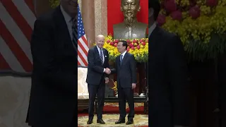 Biden Meets Vietnamese President During Hanoi Visit