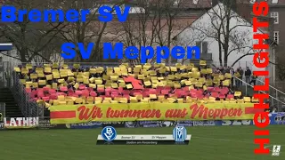 Bremer SV vs. SV Meppen Highlights