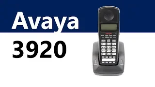 The Avaya 3920 Wireless Phone - Product Overview