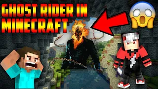 Simple Ghost Rider 👻 In Minecraft #Shorts | BoosterX