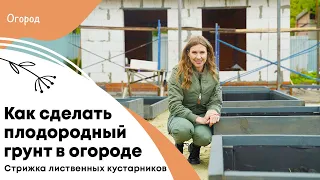 Как сделать плодородный грунт в огороде | Стрижка лиственных кустарников