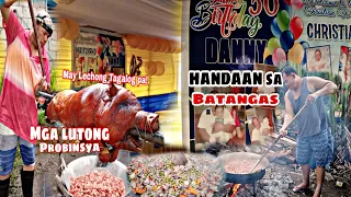 HANDAAN SA BATANGAS | "LECHONG TAGALOG" Simpleng Birthday at Binyag Celebration sa Probinsya