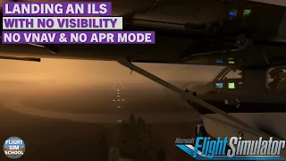 How To Fly An ILS Old School | MSFS Tutorial