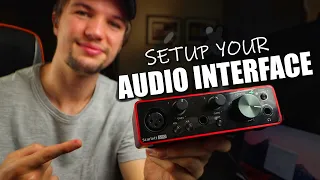 How to Setup an Audio Interface | Focusrite Scarlett Solo Setup | Audio Interface Setup 2021