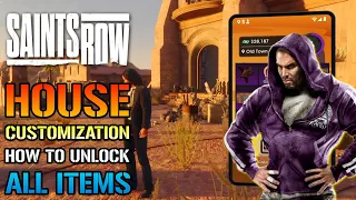 Saints Row: House Customization Showcase! How To UNLOCK All Collectables For Your Home!