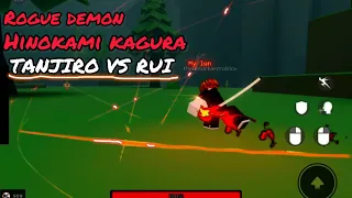 Rogue demon hinokami kagura! | Tanjiro vs rui