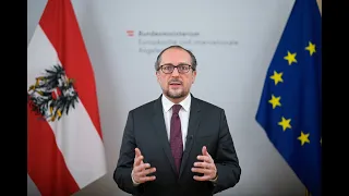 Rede von Außenminister Schallenberg bei der 5. Brüsseler Geberkonferenz für Syrien, 30. März 2021