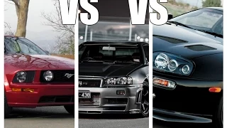 Need For Speed Underground 2  Ford Mustang vs Nissan Skyline vs Toyota Supra