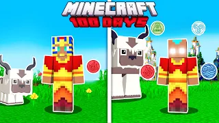 SOBREVIVI 100 DIAS no MUNDO de AVATAR do Minecraft - O FILME