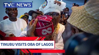 President Elect Bola Tinubu Visits Oba Of Lagos