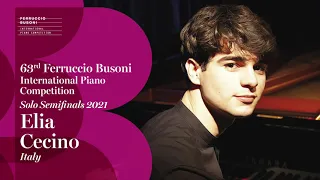 Elia Cecino - Solo Semifinals - 2021 Ferruccio Busoni International Piano Competition