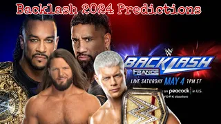 WWE Backlash 2024 Predictions!