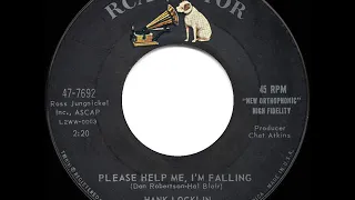 1960 HITS ARCHIVE: Please Help Me I’m Falling - Hank Locklin (#1 C&W Hit for 14 weeks)