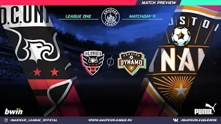 Amateur League | America One | Динамо - Ди Си. 12 тур.