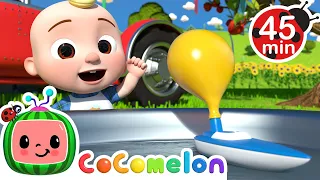 Balloon Boat Race + More Nursery Rhymes & Kids Songs - CoComelon