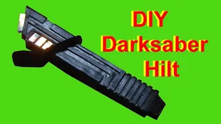 DIY Darksaber Hilt - Cheap and Easy Cardboard - Star Wars