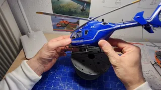 Darstellung und Bericht vom Bau und Umbau von der EC135 auf der H135  in 1:32