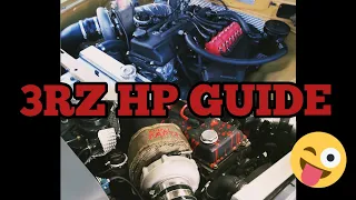 TOYOTA 3RZ HP guide what you need and how to do it #3RZTURBO #GOLEBYSPARTS #SHEDKING