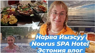 Отдых в Эстонии.Нарва-Йыэсуу Noorus Spa Hotel.Ужин в отеле.Чем кормят на ужин в Ноорус Спа.Влог