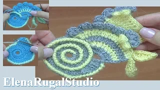 Freeform Crochet  Tutorial 13 Scrumbles