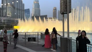 Dubai Fountain at the Backyard of Burj Khalifa