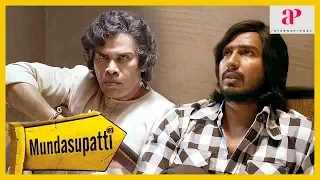 Mundasupatti Comedy Scene | Vishnu Vishal retrives the idol from Anandaraj | Kaali Venkat | Ramdoss