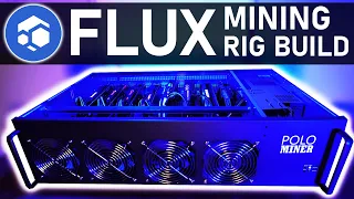 8 GPU FLUX MINING RIG BUILD - Hashrate, OverClock Settings & Profitability