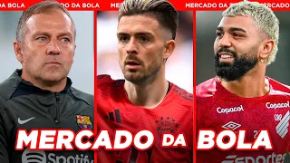 KOMPANY PEDE GREALISH NO BAYERN|FURACÃO TENTA GABIGOL e+ - Mercado da Bola 2024