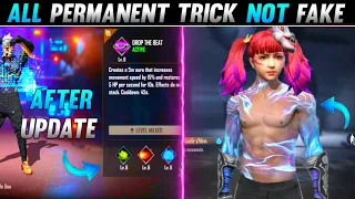 Top 5 New Tricks In Free Fire | Training Mode New Bug After Update | Free Fire Tricks 2022