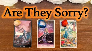 😢💔ARE THEY SORRY? | D0 THEY REGRET HURTING YOU? | WILL THEY APOLOGIZE? | 🔮PICK A CARD🔮  (Timeless)