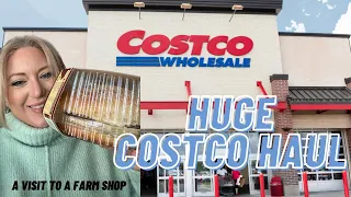 Costco UK | Buying in bulk is it worth it?| Huge Haul | Farm Shop Visit #traditionalwife #costco