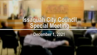 Issaquah City Council Special Meeting: Legislative Breakfast - December 1, 2021