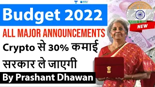 Union Budget 2022 Analysis | Crypto Tax Introduced! By Prashant Dhawan