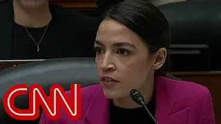 Alexandria Ocasio-Cortez calls out Trump in five-minute corruption game