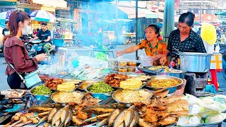 BEST Street Food Compilation - Grilled Fish, Duck, Chicken, Cricket, Rice Noodle, Fried Noodles