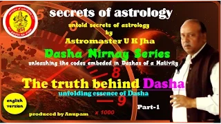 the hidden secrets of codes in Dashas for timing events  by Astromaster U K Jha part 1 english