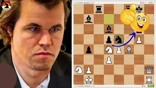 GAME INI MEMBUKTIKAN KEJENIUSAN MAGNUS CARLSEN 😮