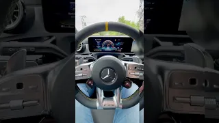 Mercedes A45s AMG - Akrapovic exhaust sound video - interior