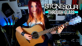STONE SOUR - Through Glass [GUITAR COVER] 4K | Jassy J