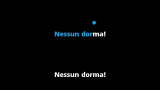 Puccini: Nessun Dorma (Turandot) | Karaoke with Lyrics for Tenor | Instrumental