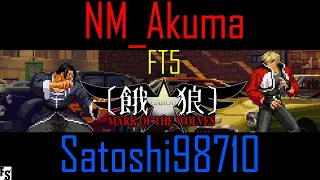 Garou: Mark of the Wolves - NM_Akuma [Gato] vs Satoshi98710 [Rock] (Fightcade FT5)