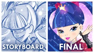 Winx Club Season 8 Enchantix STORYBOARD VS FINAL | Full Comparison!