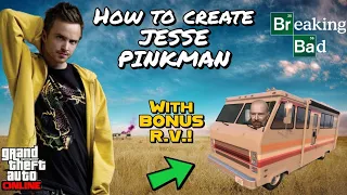 *NEW* (2023) How to create JESSE PINKMAN in GTA 5 online! (With BONUS R.V.)